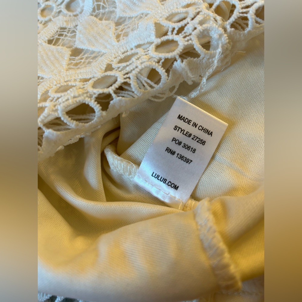 Lulus Kenna White Crochet Lace Sleeveless Bodycon Dress - Picture 14 of 15